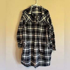 Womens 3X flannel Duster